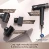 imageShark SpeedStyle Pro Professional Performance HighVelocity Hair Dryer System with Scalp Shield and IQ Speed Styling ampamp Drying Suite Curly and Coily Hair Lightweight Ionic No Heat Damage HD732Speedstyle Pro  Straight  Wavy Hair