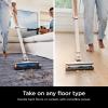 imageShark WANDVAC System Pet UltraLightweight Powerful Cordless Stick Vacuum with Charging Dock WS642 GreyWhite