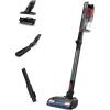 imageShark IZ682H Vertex Pro Lightweight Cordless Stick Vacuum with DuoClean PowerFins BlackSilver60 min runtime  LED Display