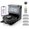 imageShark Robot Vacuum ampamp Mop Combo PowerDetect NeverTouch Pro SelfEmptying SelfRefill with SelfClean Pad Wash ampamp Dry 60Day Debris Capacity 30Day Refill Tank 5 PowerDetect Technologies AV2800ZEWetDry  30Day SelfRefilling  Black