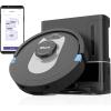 imageShark UR2500SR AI Ultra Robot Vacuum with SelfEmpty Base Bagless 30Day Capacity LIDAR Navigation Compatible with Alexa WiFi Connected Black60Day XL HEPA SelfEmpty Base