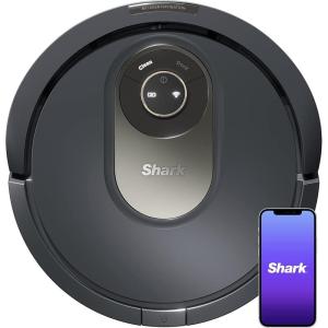 imageShark AV2001 AI Robot Vacuum with SelfCleaning Brushroll Object Detection Advanced Navigation Home Mapping Perfect for Pet Hair Compatible with Alexa GrayDark Grey
