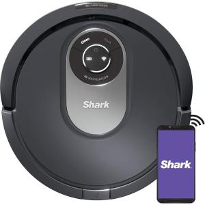 imageShark AV2001 AI Robot Vacuum with SelfCleaning Brushroll Object Detection Advanced Navigation Home Mapping Perfect for Pet Hair Compatible with Alexa GrayBlack