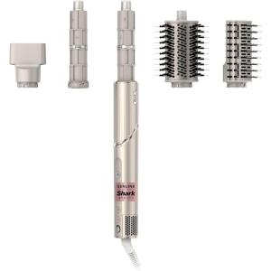 imageShark FlexStyle Hair Dryer ampamp Powerful Styling System with 6Piece Hair Styling Tools Paddle Brush CurlDefining Hair Diffuser AutoWrap Curlers Styling Concentrator Oval Brush ampamp Black HD440BKFlexStyleStraight  Wavy Hair