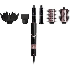 imageShark FlexStyle Hair Dryer ampamp Powerful Styling System with 6Piece Hair Styling Tools Paddle Brush CurlDefining Hair Diffuser AutoWrap Curlers Styling Concentrator Oval Brush ampamp Black HD440BKFlexStyleAll Hair Types