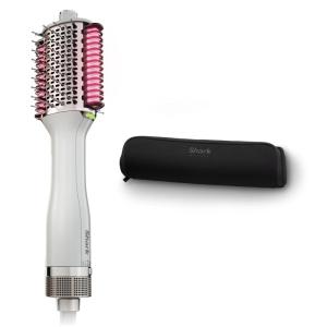 imageShark HT212 SmoothStyle Heated Comb  Blow Dryer Brush with Heat Resistant Storage Bag Dual Mode for All Hair Types SilkStraightener  Storage Bag
