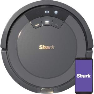 imageShark ION Robot Vacuum for Carpet AV751 WiFi Connected 120min Runtime Works with Alexa BlackGray