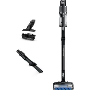imageShark IZ682H Vertex Pro Lightweight Cordless Stick Vacuum with DuoClean PowerFins BlackSilver120 min runtime  LED Display