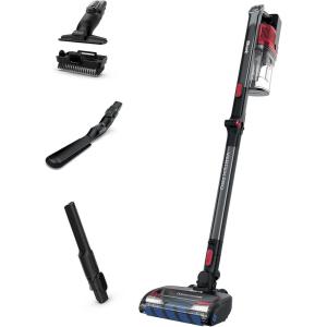 imageShark IZ682H Vertex Pro Lightweight Cordless Stick Vacuum with DuoClean PowerFins BlackSilver60 min runtime  LED Display