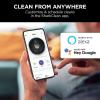 imageShark AI Robot Vacuum ampamp Mop with SelfCleaning Brushroll for Floors Carpet BlackSilver RV2001WD With LiDAR NavigationBlack  Brass Finish