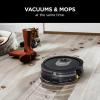 imageShark AI Robot Vacuum ampamp Mop with SelfCleaning Brushroll for Floors Carpet BlackSilver RV2001WD With LiDAR NavigationSilver Finish