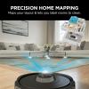 imageShark AI Robot Vacuum ampamp Mop with SelfCleaning Brushroll for Floors Carpet BlackSilver RV2001WD With LiDAR NavigationSilver Finish