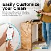 imageShark AV1010AE IQ Robot Vacuum with XL SelfEmpty Base Bagless 45Day Capacity Advanced Navigation Alexa ampamp WiFi MultiSurface Brushroll for Pets Dander ampamp Dust Carpet ampamp Hard Floor BlackWet and Dry SelfEmpty  Brass