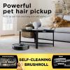 imageShark RV2310AE Matrix SelfEmptying Robot Vacuum with Bagless 45Day Capacity SelfCleaning Brushroll for Pet Hair No Spots Missed on Carpets ampamp Hard Floors Precision Home Mapping WiFi BlackMatrix Robot Vacuum