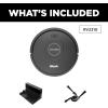imageShark RV2310AE Matrix SelfEmptying Robot Vacuum with Bagless 45Day Capacity SelfCleaning Brushroll for Pet Hair No Spots Missed on Carpets ampamp Hard Floors Precision Home Mapping WiFi BlackMatrix Robot Vacuum