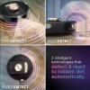 imageShark RV2820AE Detect Pro SelfEmpty Robot Vacuum with Bagless 60day Capacity HEPA Base 3 Detect ampamp React Technologies Auto DeepClean on Carpets and Hardfloors NeverStuck Tech WiFi BlackBronze60Day Capacity BlackBronze