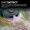 imageShark RV2820AE Detect Pro SelfEmpty Robot Vacuum with Bagless 60day Capacity HEPA Base 3 Detect ampamp React Technologies Auto DeepClean on Carpets and Hardfloors NeverStuck Tech WiFi BlackBronze60Day Capacity BlackSilver