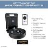 imageShark RV2820AE Detect Pro SelfEmpty Robot Vacuum with Bagless 60day Capacity HEPA Base 3 Detect ampamp React Technologies Auto DeepClean on Carpets and Hardfloors NeverStuck Tech WiFi BlackBronze45Day Capacity