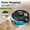 imageShark Robot Vacuum ampamp Mop Combo Powerful Suction Matrix Plus 60Day Debris Capacity HEPA Bagless Self Empty Base Sonic Mopping Home Mapping for Pet Hair Carpets ampamp Hardfloor BlackGold AV2610WA60day Wet Dry