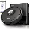 imageShark RV2310AE Matrix SelfEmptying Robot Vacuum with Bagless 45Day Capacity SelfCleaning Brushroll for Pet Hair No Spots Missed on Carpets ampamp Hard Floors Precision Home Mapping WiFi BlackMatrix Robot Vacuum  45Day Capacity