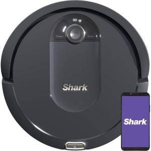 imageShark IQ Robot Vacuum AV992 Row Cleaning Perfect for Pet Hair Compatible with Alexa WiFi Black