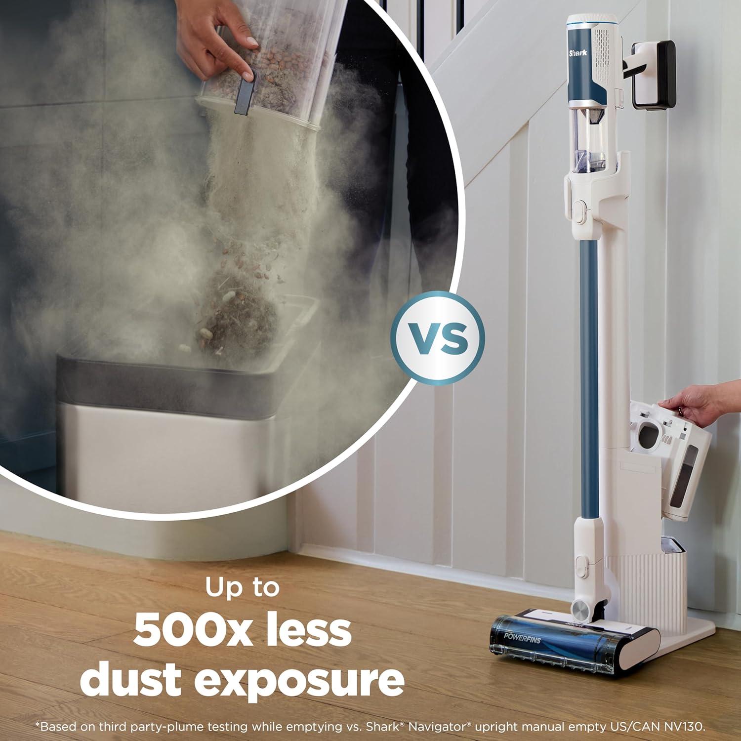 imageShark Clean ampamp Empty Cordless Stick Vacuum  Lightweight Cordless Vacuum Cleaner with AutoEmpty System HEPA Filter Powerful Suction Rechargeable Exclusive Motorized Hand Tool for Pet Hair BU3523Crevice Tool  Motorized Hand Tool