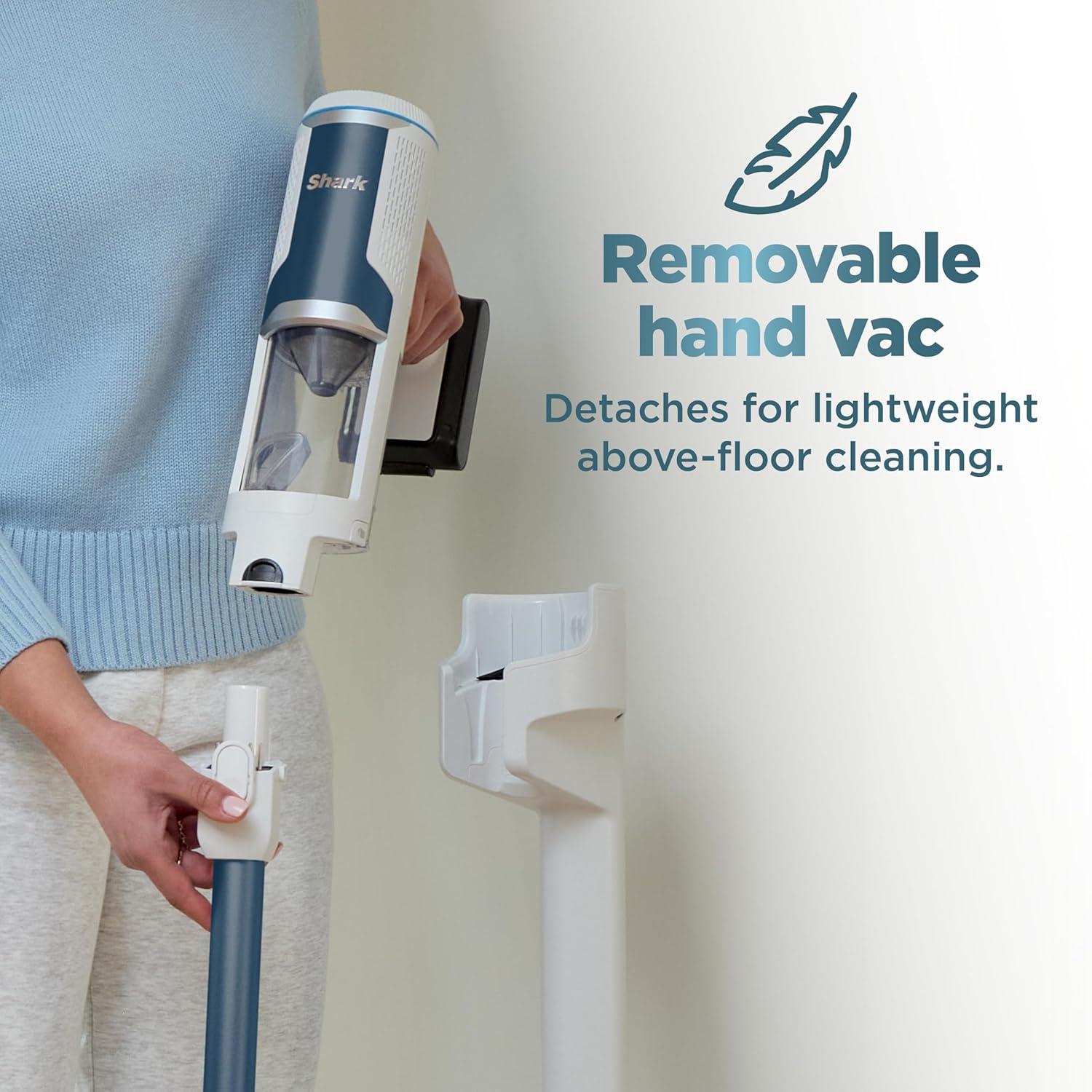 imageShark Clean ampamp Empty Cordless Stick Vacuum  Lightweight Cordless Vacuum Cleaner with AutoEmpty System HEPA Filter Powerful Suction Rechargeable Exclusive Motorized Hand Tool for Pet Hair BU3523Crevice Tool  Motorized Hand Tool