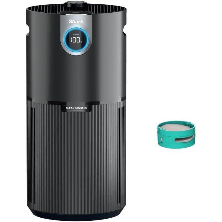 imageShark Air Purifiers for Bedroom Office Dorm Small Room HEPA Air Filter Odor Eliminator Covers Up To 500 SQ FT Air Filtration Removes Smoke Dust Allergens Pet Dander and Pollutants HP102Clean Sense IQ w Odor Neutralizer