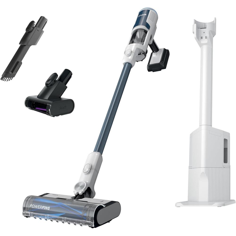 imageShark Clean ampamp Empty Cordless Stick Vacuum  Lightweight Cordless Vacuum Cleaner with AutoEmpty System HEPA Filter Powerful Suction Rechargeable Exclusive Motorized Hand Tool for Pet Hair BU3523Crevice Tool  Motorized Hand Tool