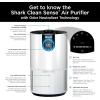 imageShark Air Purifier for Home Large Room Clean Sense Technology HEPA Air Filter 1000 Sq Ft Kitchen Captures 9998 of Particles Pet Dander Pollutants Dust Smoke Allergens ampamp Smells HP201500 Sq Ft