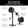 imageShark FlexBreeze Fan  Indoor ampamp outdoor oscillating fan pedestal ampamp tabletop corded ampamp cordless portable fan with outdoor InstaCool misting attachment  FA222