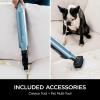 imageShark WS620 Wandvac System UltraLightweight Powerful Cordless Stick Vacuum with Boost Mode Charging Dock GraphiteBlue