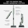 imageShark WS620 Wandvac System UltraLightweight Powerful Cordless Stick Vacuum with Boost Mode Charging Dock GraphiteGreen