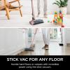 imageShark WS620 Wandvac System UltraLightweight Powerful Cordless Stick Vacuum with Boost Mode Charging Dock GraphiteRose Gold
