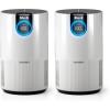 imageShark Air Purifiers for Bedroom Office Dorm Small Room HEPA Air Filter Odor Eliminator Covers Up To 500 SQ FT Air Filtration Removes Smoke Dust Allergens Pet Dander and Pollutants HP1022 Pack