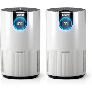 imageShark Air Purifiers for Bedroom Office Dorm Small Room HEPA Air Filter Odor Eliminator Covers Up To 500 SQ FT Air Filtration Removes Smoke Dust Allergens Pet Dander and Pollutants HP1022 Pack