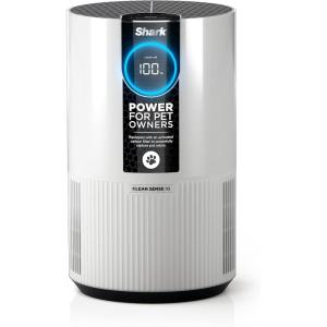 imageShark Air Purifiers for Bedroom Office Dorm Small Room HEPA Air Filter Odor Eliminator Covers Up To 500 SQ FT Air Filtration Removes Smoke Dust Allergens Pet Dander and Pollutants HP102Clean Sense IQ Pet