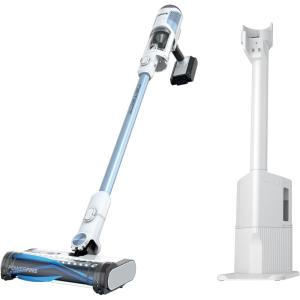 imageShark IW1111 Detect Pro  Lightweight Cordless Vacuum Cleaner with HEPA Filter Portable Handheld Attachment Crevice Tool Rechargeable MultiSurface Stick Vacuum for Household Pet Hair Dark GreyWhite  Auto Empty
