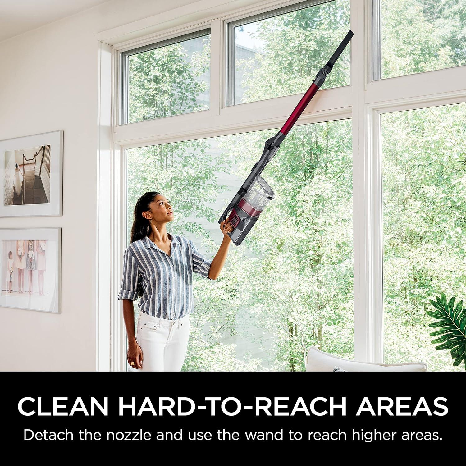 imageShark Cordless Vacuum Cleaner with HEPA Filter Lightweight Portable Rechargeable Powerful Pet Hair Pickup Removable Handheld Crevice Tool Dusting Brush 50min Runtime Blue IZ363HTRaspberry