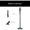 imageShark Cordless Vacuum Cleaner with HEPA Filter Lightweight Portable Rechargeable Powerful Pet Hair Pickup Removable Handheld Crevice Tool Dusting Brush 50min Runtime Blue IZ363HTGray