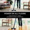 imageShark Cordless Vacuum Cleaner with HEPA Filter Lightweight Portable Rechargeable Powerful Pet Hair Pickup Removable Handheld Crevice Tool Dusting Brush 50min Runtime Blue IZ363HTBlue