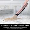 imageShark WV201 WANDVAC Handheld Vacuum Lightweight at 14 Pounds with Powerful Suction Charging Dock Single Touch Empty and Detachable Dust CupGraphite SlateRose Gold