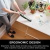 imageShark WV201 WANDVAC Handheld Vacuum Lightweight at 14 Pounds with Powerful Suction Charging Dock Single Touch Empty and Detachable Dust CupGraphite SlateSage Green