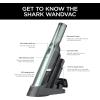 imageShark WV201 WANDVAC Handheld Vacuum Lightweight at 14 Pounds with Powerful Suction Charging Dock Single Touch Empty and Detachable Dust CupGraphite SlateSage Green