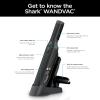 imageShark WV201 WANDVAC Handheld Vacuum Lightweight at 14 Pounds with Powerful Suction Charging Dock Single Touch Empty and Detachable Dust CupGraphite SlateBlack