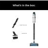imageShark IZ562H Cordless Pro Vacuum with Clean Sense IQ and Odor Neutralizer PowerFins Plus Brushroll Includes Duster Crevice ampamp Pet Tool Up to 40 Minute Runtime Light Blue Without MultiFLEXPowerFINS PLUS