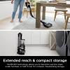 imageShark IZ562H Cordless Pro Vacuum with Clean Sense IQ and Odor Neutralizer PowerFins Plus Brushroll Includes Duster Crevice ampamp Pet Tool Up to 40 Minute Runtime Light Blue Without MultiFLEXDuoClean Hair Pro