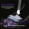 imageShark IZ562H Cordless Pro Vacuum with Clean Sense IQ and Odor Neutralizer PowerFins Plus Brushroll Includes Duster Crevice ampamp Pet Tool Up to 40 Minute Runtime Light Blue Without MultiFLEXPowerFINS PLUS