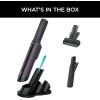 imageShark WV410BL WANDVAC Cordless Hand Vacuum UltraLightweight ampamp Portable with Powerful Suction ampamp Tools for Pets Designed for Car ampamp Home Dark BlueViolet