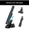 imageShark WV410BL WANDVAC Cordless Hand Vacuum UltraLightweight ampamp Portable with Powerful Suction ampamp Tools for Pets Designed for Car ampamp Home Dark BlueDark Blue